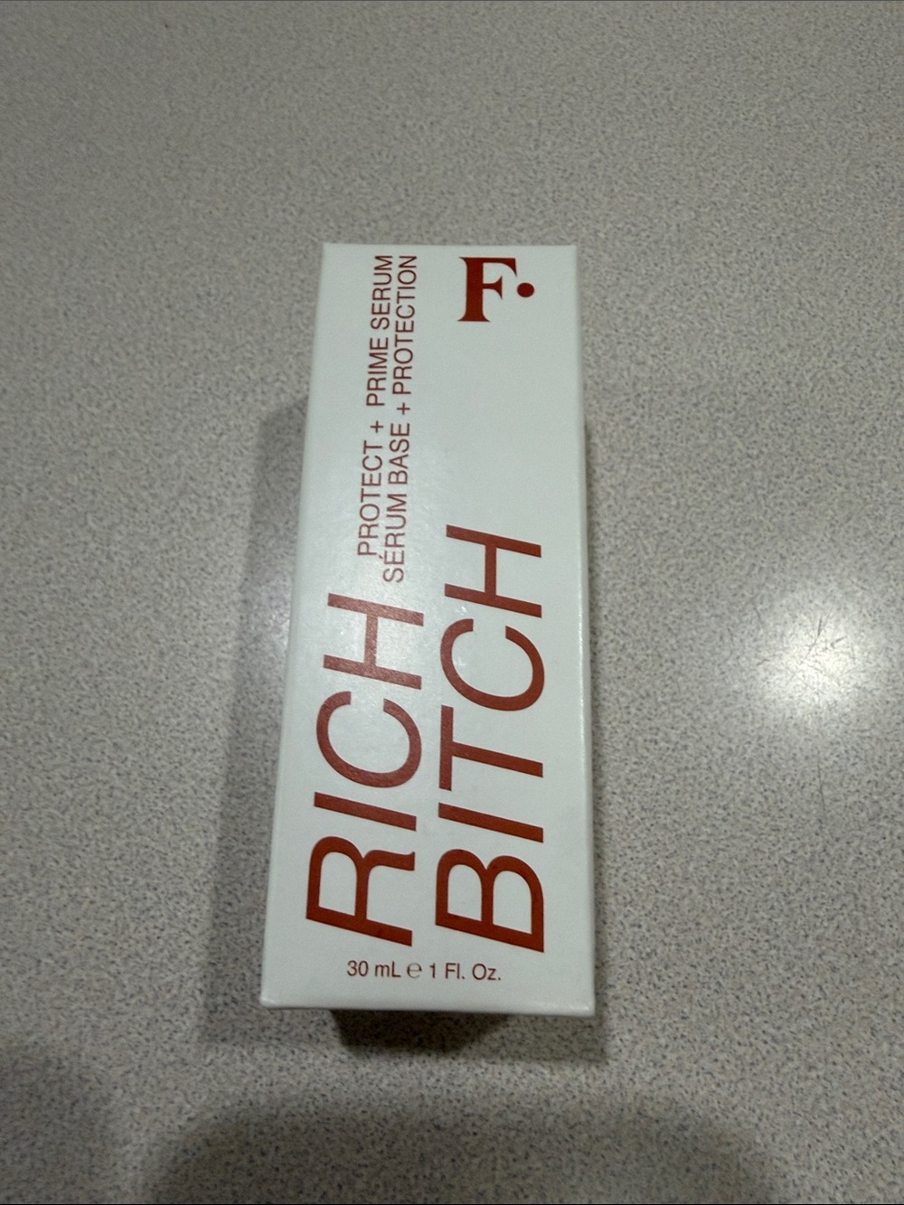 Freck Beauty Rich Bxxxx Serum - White with Rust Red Accents